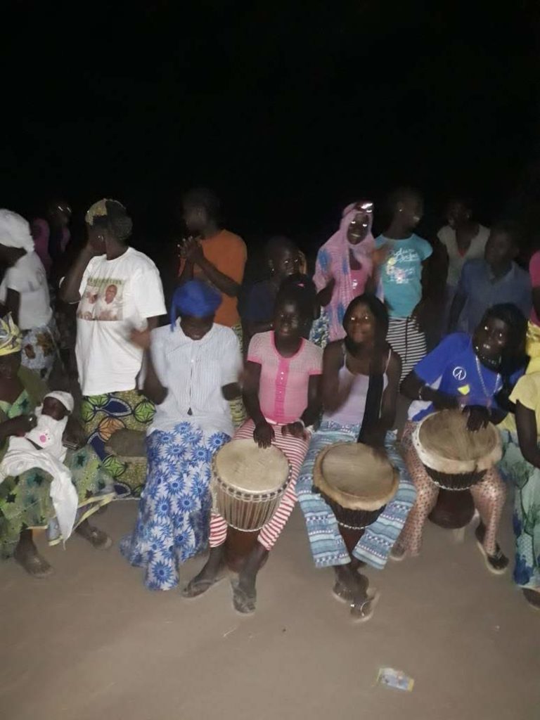 Drumming in Gambia